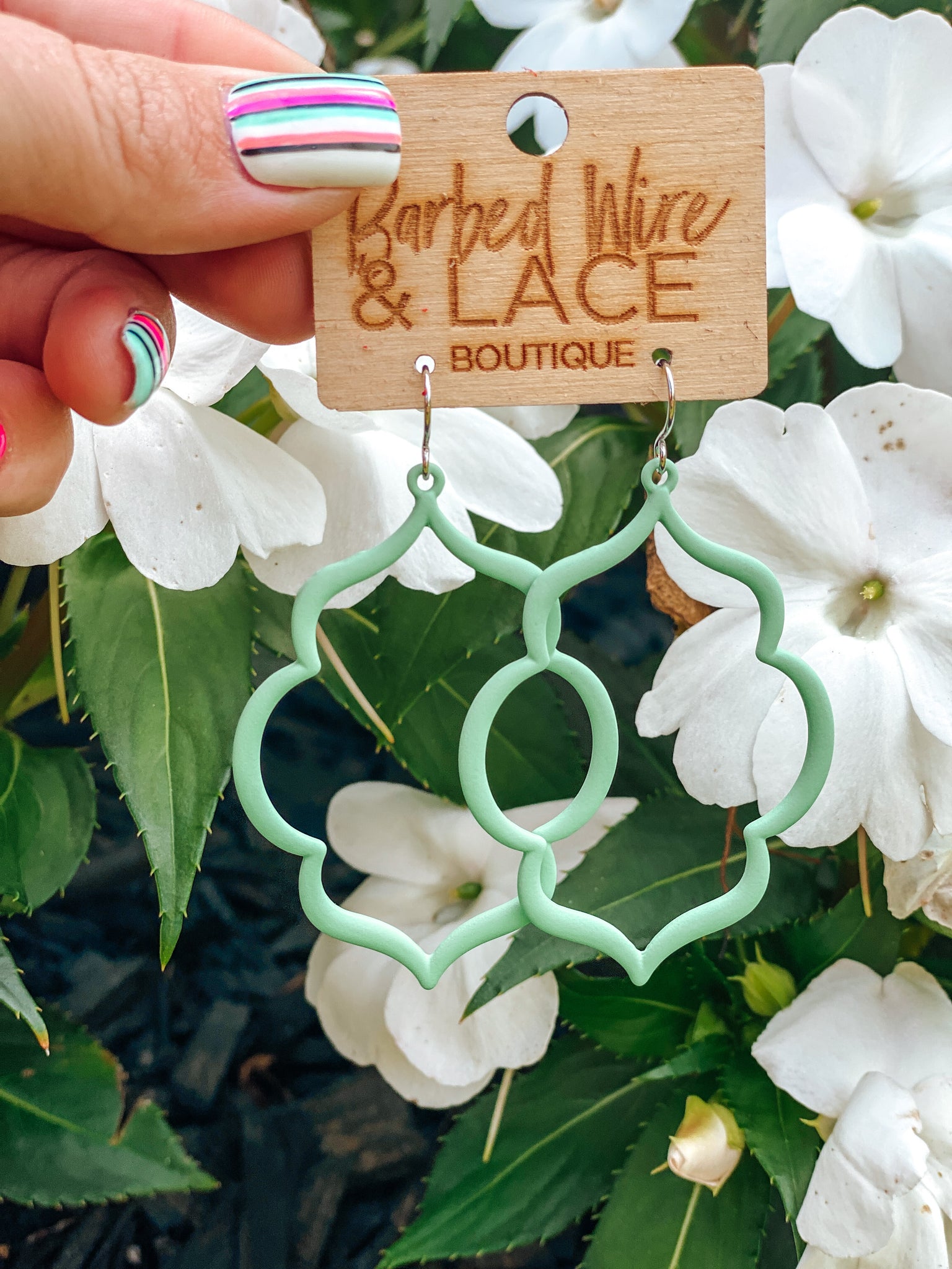 Sadie Earrings (Mint)