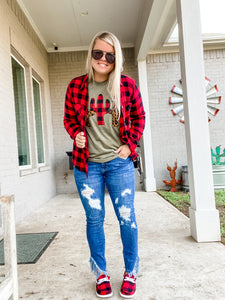 Melissa Buffalo Plaid Flannel