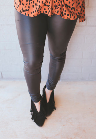 Faux Leather Leggings