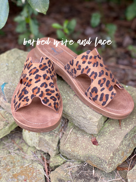 Bogalusa Leopard Sandal