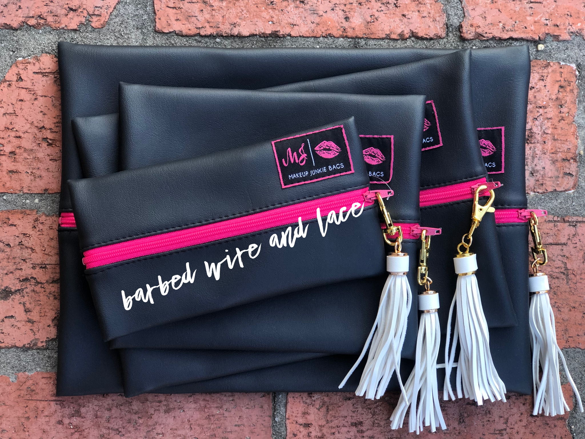Black Out Set (Hot Pink Zipper)