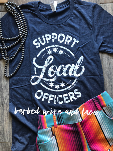 Support Your Local Officers Tee