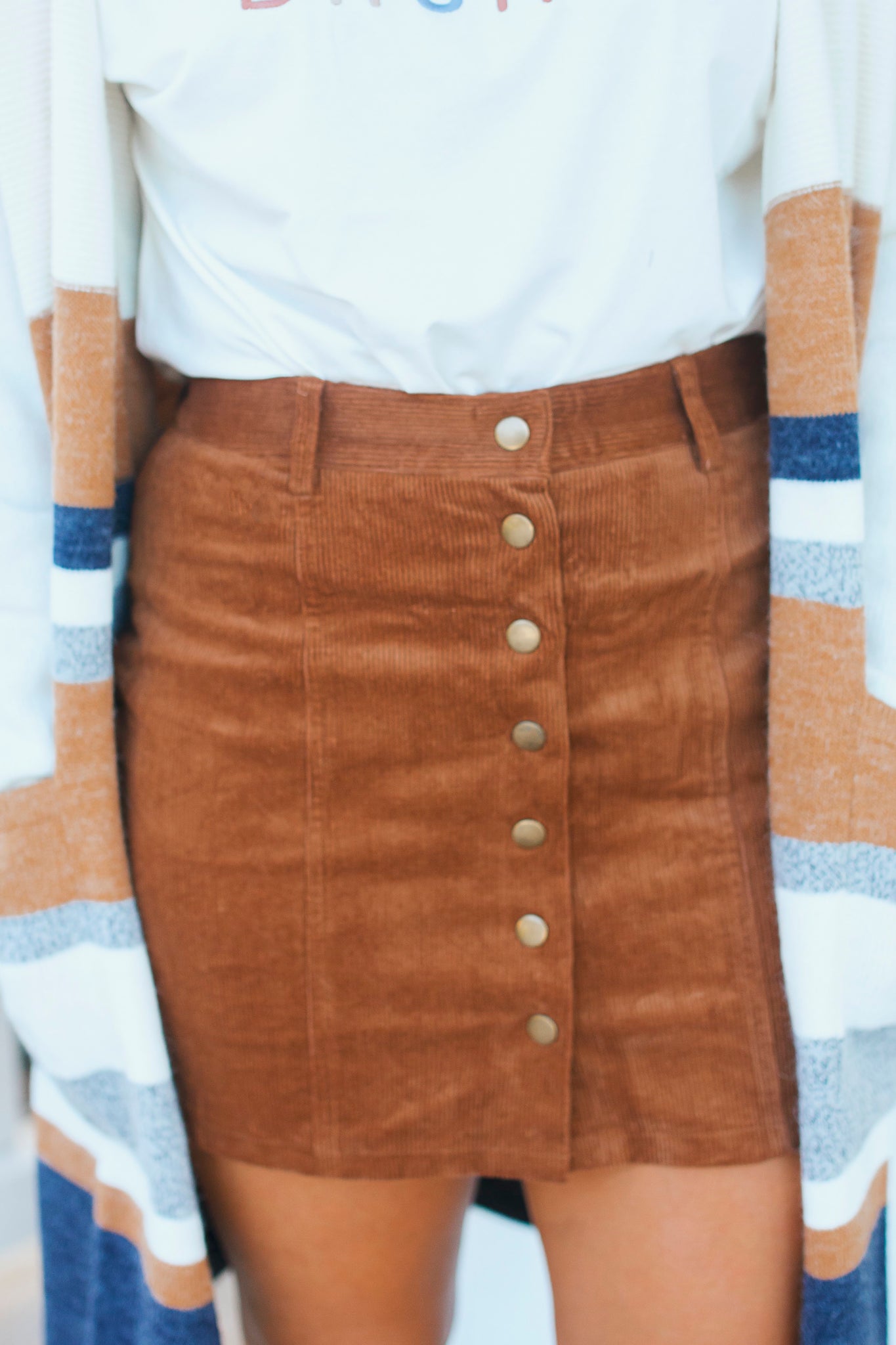 Corduroy Skirt